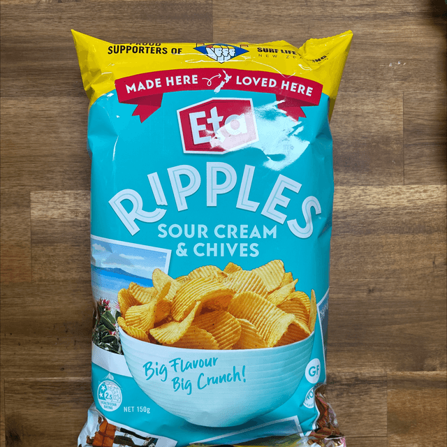 Eta Ripples Sour Cream 150g (NZ)