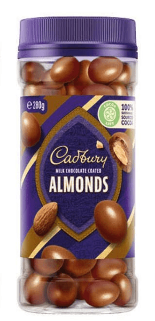 Cadbury Milk Chocolate Coated Almonds (280g)
